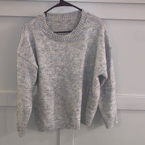 Cozy Gray Knit Sweater
